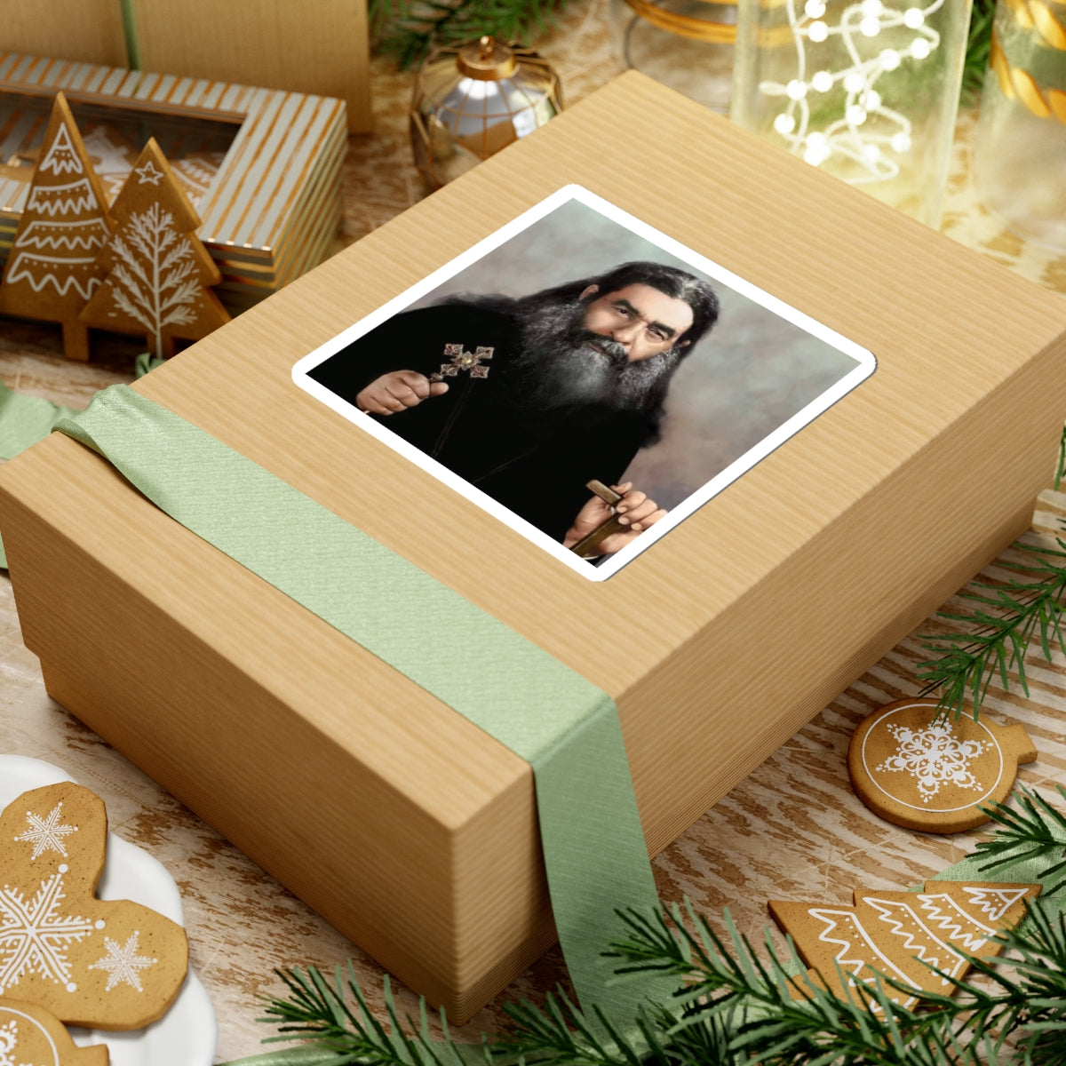 H.H. St. Pope Kyrillos VI Version 2 Stickers