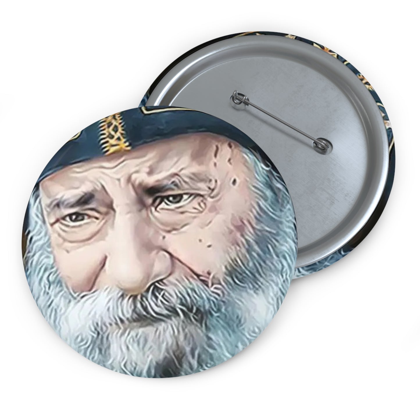 H.H. Pope Shenouda lll Pin Version 3