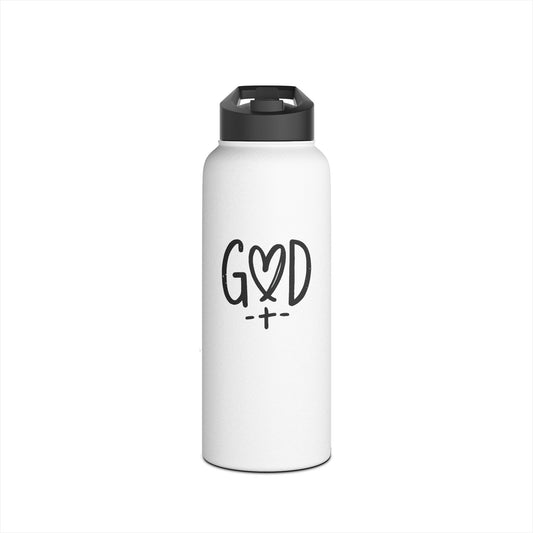 God's Love Stainless Steel Water Bottle