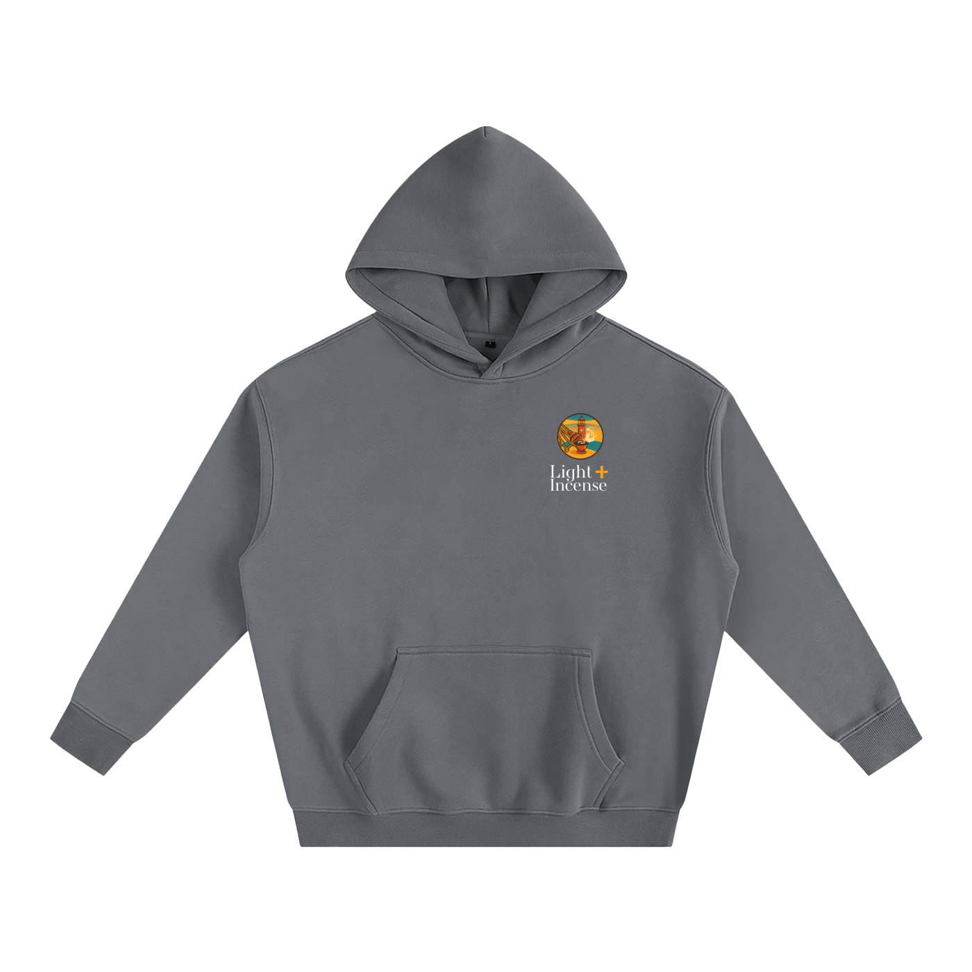 Light & Incense Logo Oversized Hoodie