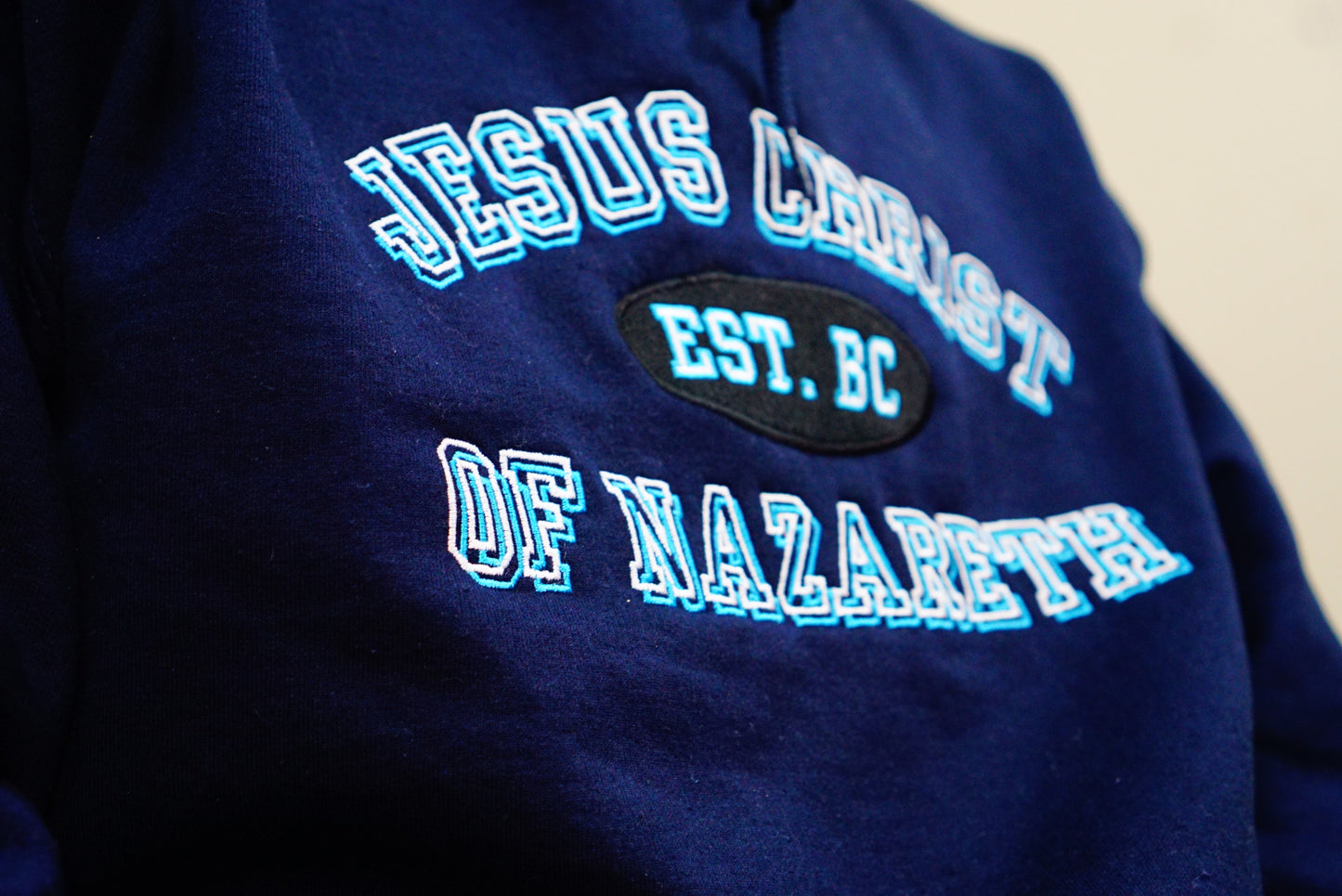 Jesus of Nazareth Embroidered Hoodie