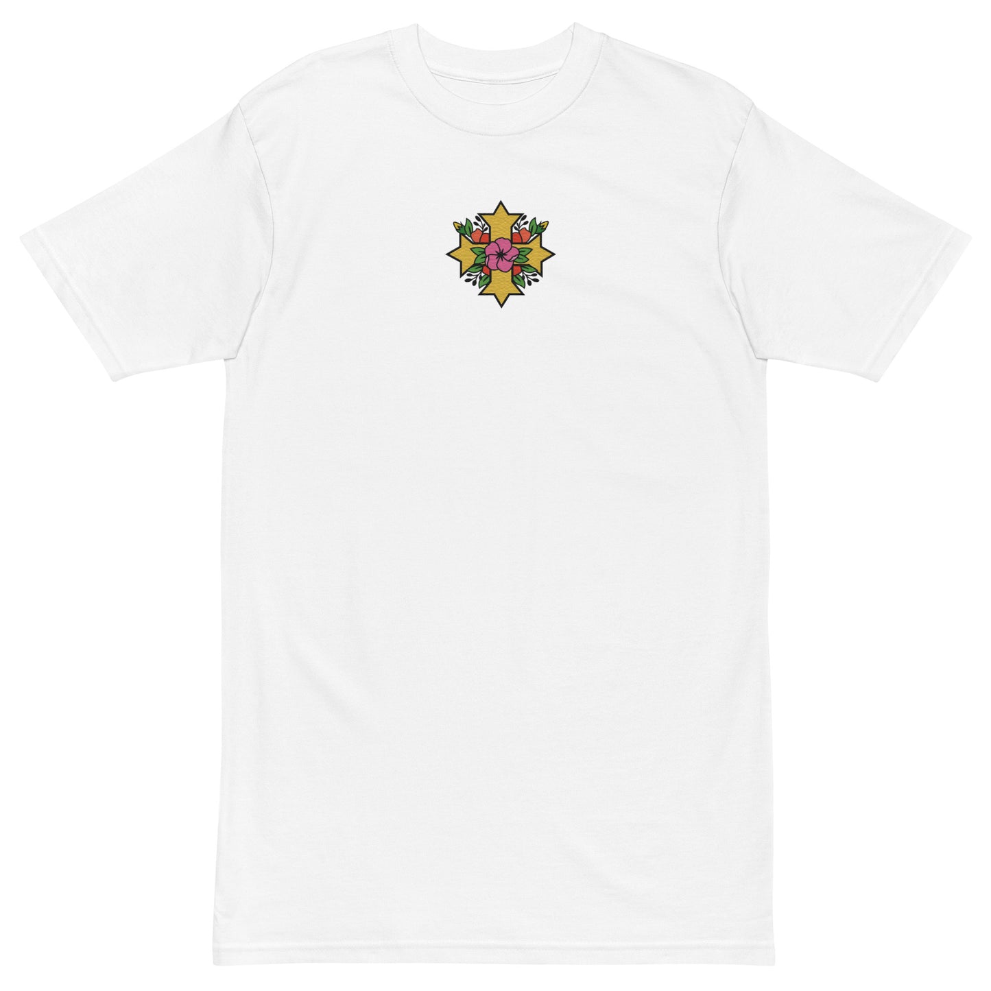 Coptic Cross Embroidered T-Shirt