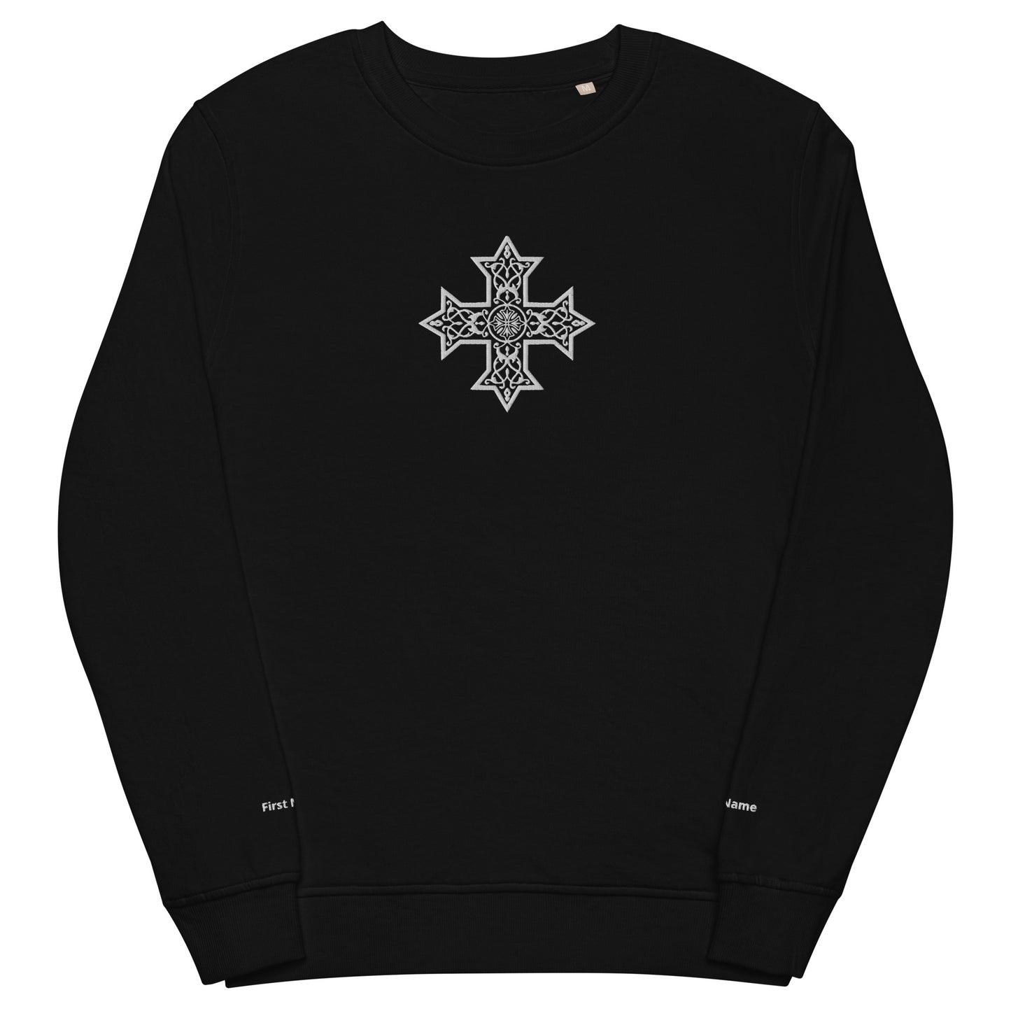 Customizable Coptic Cross/Name Unisex Sweatshirt