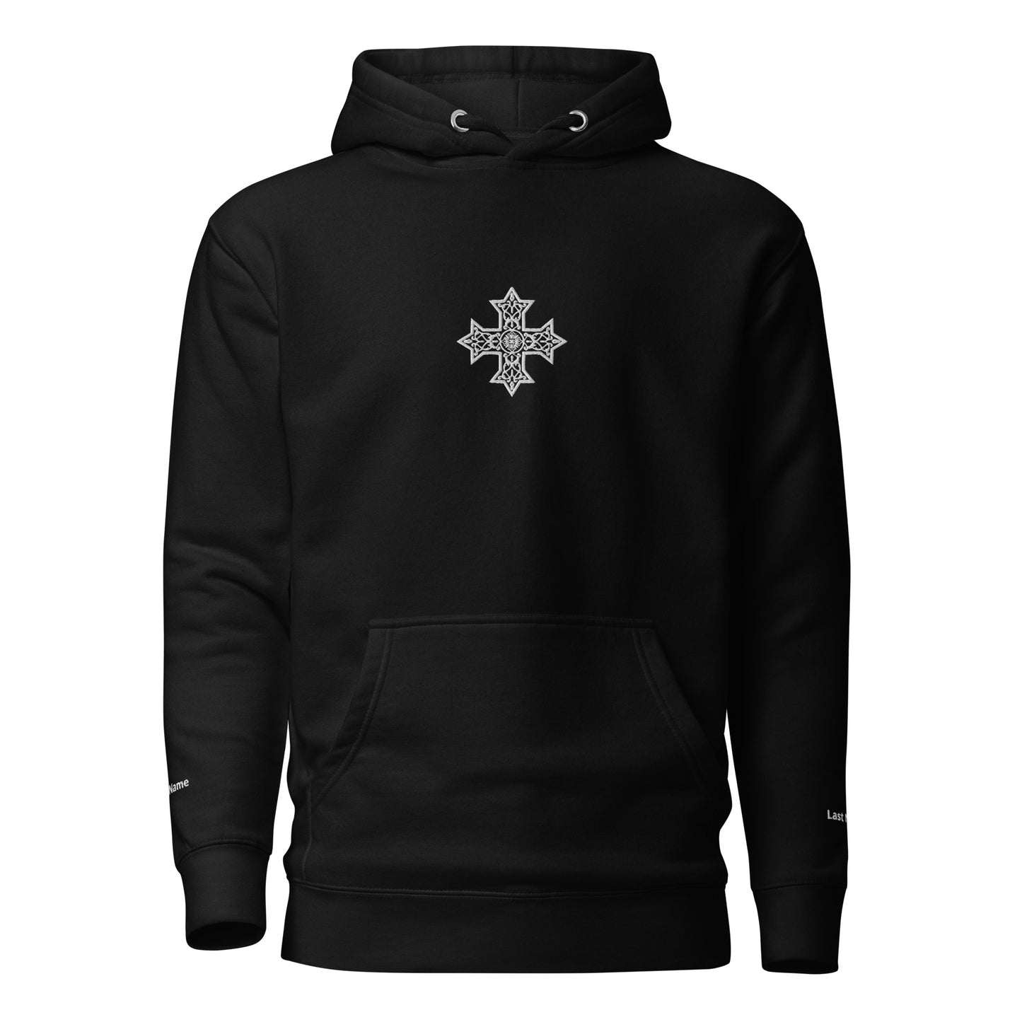 Customizable Coptic Cross/Name Unisex Hoodie