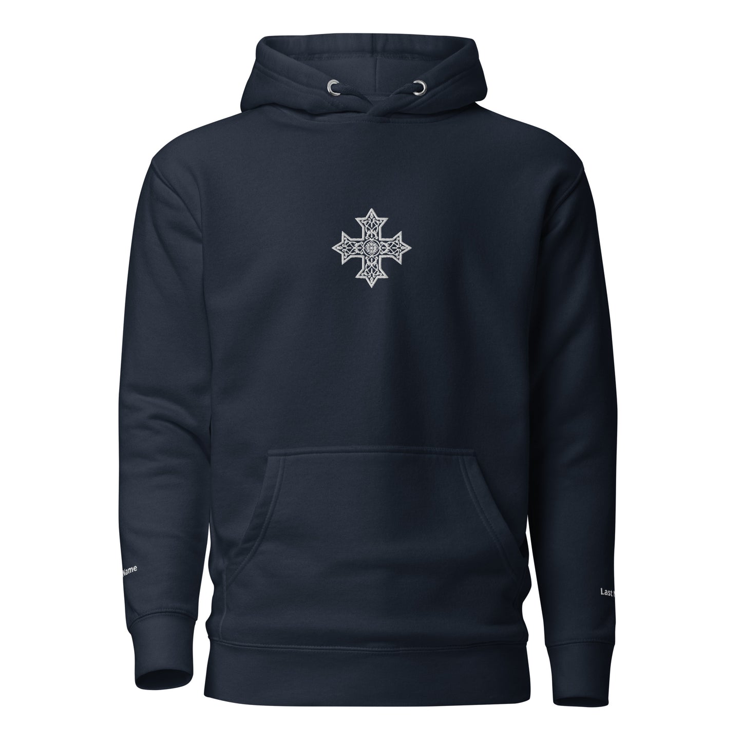 Customizable Coptic Cross/Name Unisex Hoodie