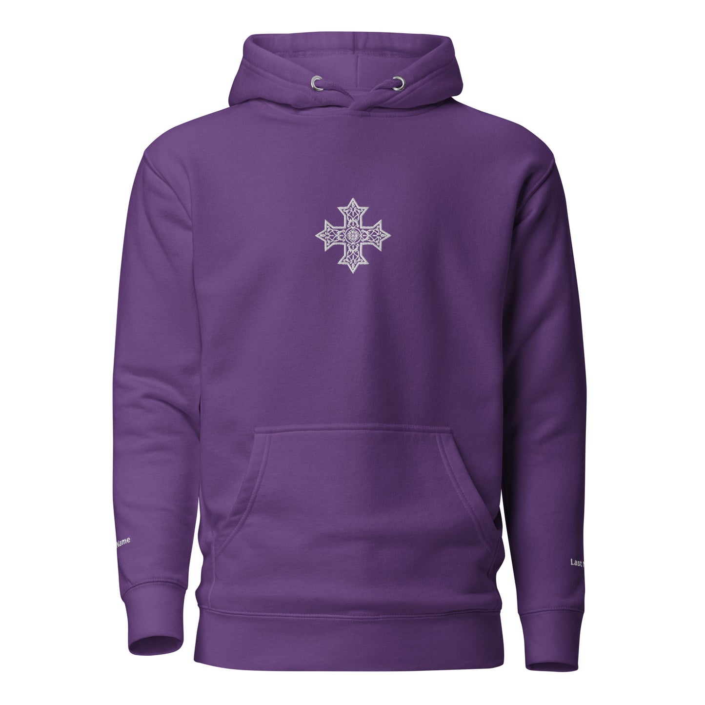 Customizable Coptic Cross/Name Unisex Hoodie